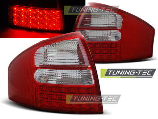 Zadní světla Audi A6 4B 97-04 sedan - bílé/červené LED