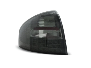 ZADNÍ SVĚTLA, SVĚTLOMETY, LAMPY LED AUDI A6, 1997-2004, SEDAN, ČIRÉ, KOUŘOVÉ