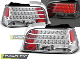 Zadní světla BMW E36 92-98 coupe/cabrio - krystal/chrom LED