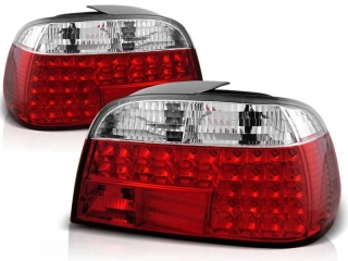 Zadní světla, lampy LED BMW E38, 1994-2001, čiré, červené