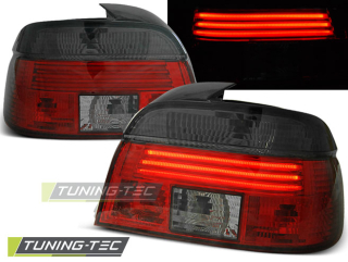 Zadní světla BMW E39 96-00 - kouřové/červené/čiré LED