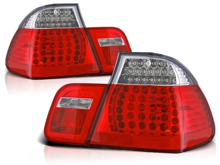 Zadní LED světla, BMW E46, 2001-2005 sedan, červené, bílé
