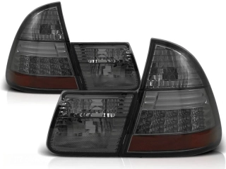 Zadní světla, světlomety, lampy LED BMW E46, 1999-2005, combi, kouřové