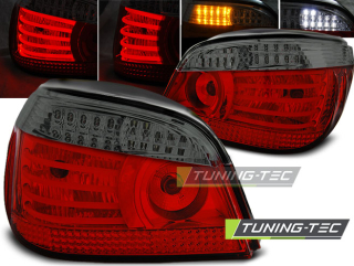 ZADNÍ SVĚTLA BMW E60, 2003-2007, LED ČERVENÉ, KOUŘOVÉ