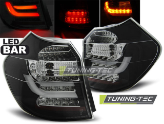 Zadní světla BMW 1 E87 04-03.07 černá LED BAR