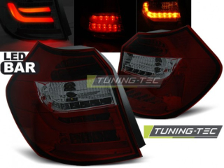 Zadní světla BMW 1 E87 07-11 červená/kouřová LED BAR