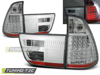 Zadní světla BMW X5 E53 99-06 - krystal/chrom LED