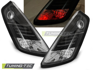 Zadní světla Fiat Grande Punto 05-09 - krystal/černé LED LDFI03