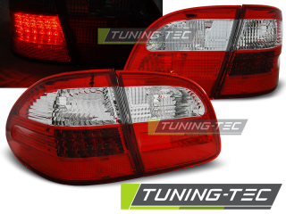 Zadní světla Mercedes Benz W211 Combi E-Klasse 02-06 - červené/krystal LED