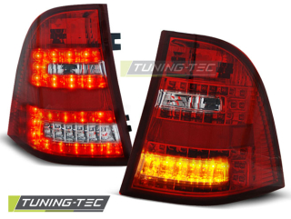 ZADNÍ SVĚTLA, LAMPY LED MERCEDES ML W163, 1998-2005, ČIRÉ, ČERVENÉ