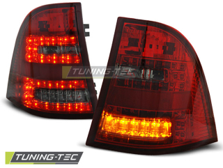ZADNÍ SVĚTLA, LAMPY LED MERCEDES ML W163, 1998-2005, KOUŘOVÉ, ČERVENÉ