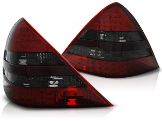 ZADNÍ SVĚTLA, LAMPY LED, MERCEDES R170 SLK, 96-04, KOUŘOVÉ