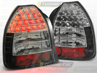 Zadní světla Honda Civic 95-00 3dv. - krystal/černé LED