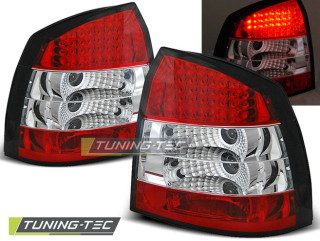 Zadní světla, lampy LED Opel Astra G, 1998-2004, čiré, červené