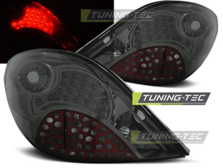Zadní světla Peugeot 207 06-09 htb. - kouřové LED
