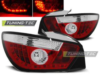 ZADNÍ SVĚTLA, LAMPY LED SEAT IBIZA 6J 3DVEŘ., 2008-, ČIRÉ, ČERVENÉ