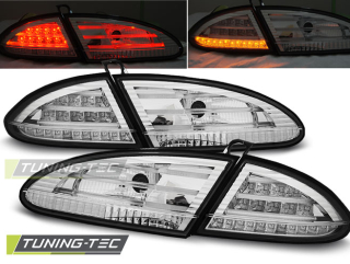 Zadní světla Seat Leon 05-09 - krystal/chrom LED