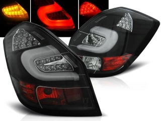 Zadní světla Škoda Fabia II 07-14 černá LED BAR