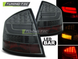 ZADNÍ SVĚTLOMETY ŠKODA OCTAVIA 2, 2004-2013, SEDAN LED BAR KOUŘOVÉ
