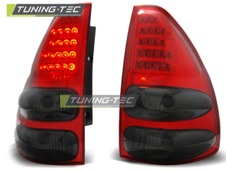 Zadní světla Toyota Land Cruiser 120 03-09 - kouřové/červené LED