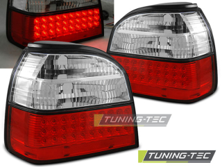 Zadní světla VW Golf III 92-98 - krystal/červené LED