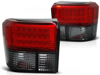 Zadní světla VW T4 90-03 - červené/kouřové LED