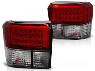 ZADNÍ SVĚTLA, LAMPY LED VOLKSWAGEN T4, 1990-2003, ČERVENÉ, BÍLÉ