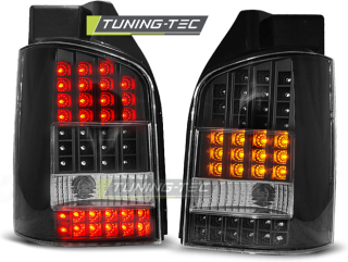 Zadní světla VW T5 03-09 zad.výklopné dveře - krystal/černé LED