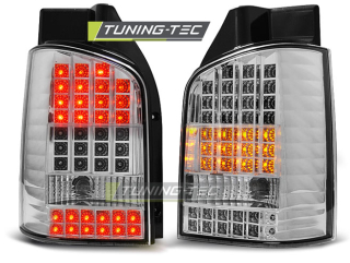 Zadní světla VW T5 03-09 zad.výklopné dveře - krystal/chrom LED