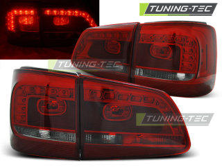 Zadní světla VW Touran 08.10+ - kouřové/červené LED