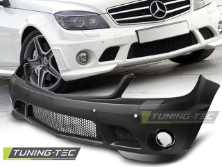 Přední nárazník Mercedes W204, classe C, 2007-2010, AMG style pro park. senzory ZPME03
