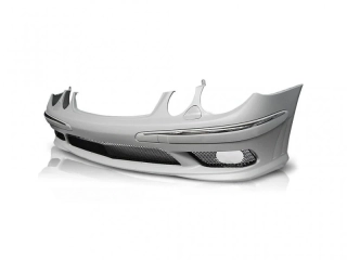 Přední nárazník Mercedes W211, classe E, 2002-2006, AMG style bez park. senzorů. ZPME05