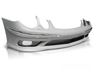 PŘEDNÍ NÁRAZNÍK MERCEDES W211, CLASSE E, 2002-2006, AMG STYLE PRO PARK. SENZORY