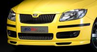 Horní lišta přední masky - ABS černý, Fabia II Lim./Combi, Roomster