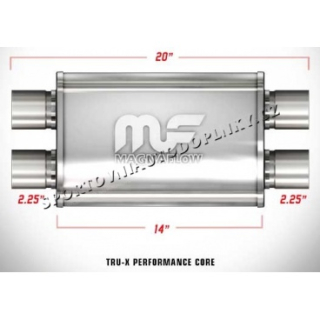 Sportovní výfuk Magnaflow performance 2xdual 60 mm (11385)