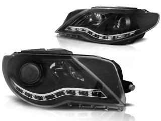 Přední světlomety, světla, lampy Volkswagen Passat 3CC, 2008-2012, LED Daylight, černé black, LPVWJ5