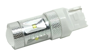 CREE LED T20 (7443) 12-24V, 30W (6x5W) červená