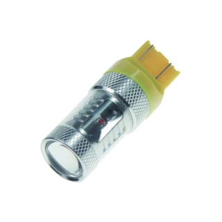 CREE LED T20 (7443) 12-24V, 30W (6x5W) oranžová