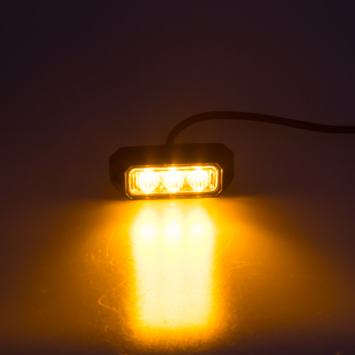 PREDATOR 3x3W LED, 12-24V, oranžový, homologace