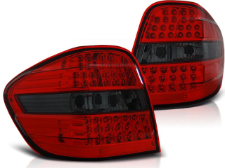 Zadní světla Mercedes Benz ML W164 05-08 - kouřové/červené LED