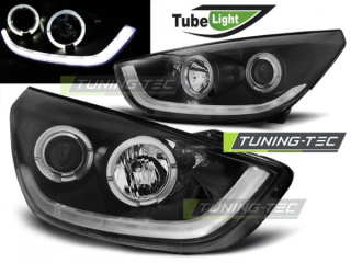 Přední světla Hyundai Tucson IX35 10-13 černá TUBE LIGHT