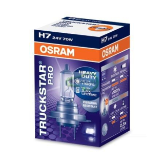 Žárovka H7 70W (24V) Osram Truckstar +100% (1 ks)