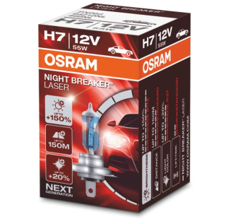 ŽÁROVKA H7 OSRAM NIGHT BREAKER LASER NEXT GENERATION +150% (1 KS)