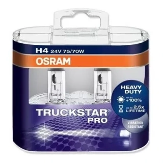 Žárovky H4 75/70W (24V) Osram Truckstar +100%