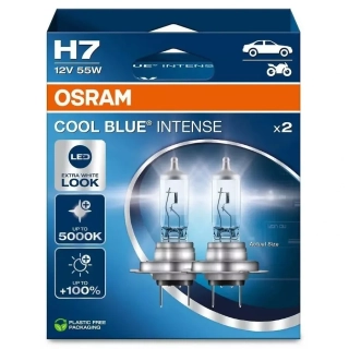 Žárovky H7 Osram Cool Blue Intense 5000K (DUO BOX 2 ks)