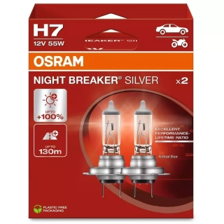 Žárovky H7 Osram Night Breaker Silver (DUO BOX 2 ks)