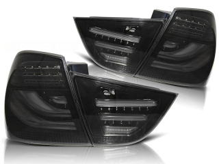 Zadní světla LED LightBar BMW E90 sedan 08-11 kouřová