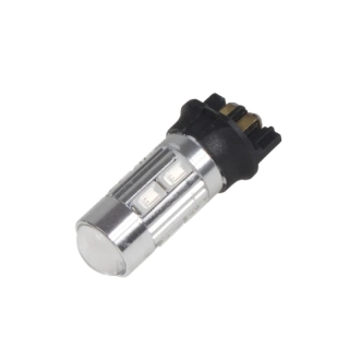 LED žárovka s paticí PW24W, 8 x 5630SMD + 3W CREE, 12V, oranžová