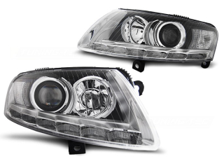 Přední světla Audi A6, 2004-2008, Xenon D2S, model s denním světlem