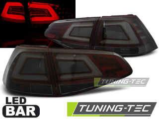 Zadní světla LED Bar VW Golf 7 13- červená/kouřová